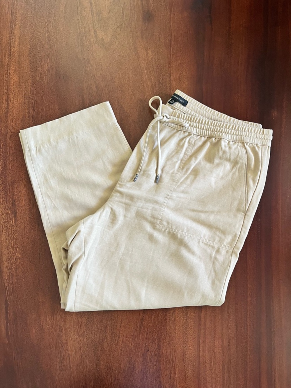 Banana Republic Linen Blend Drawstring Pants - XL